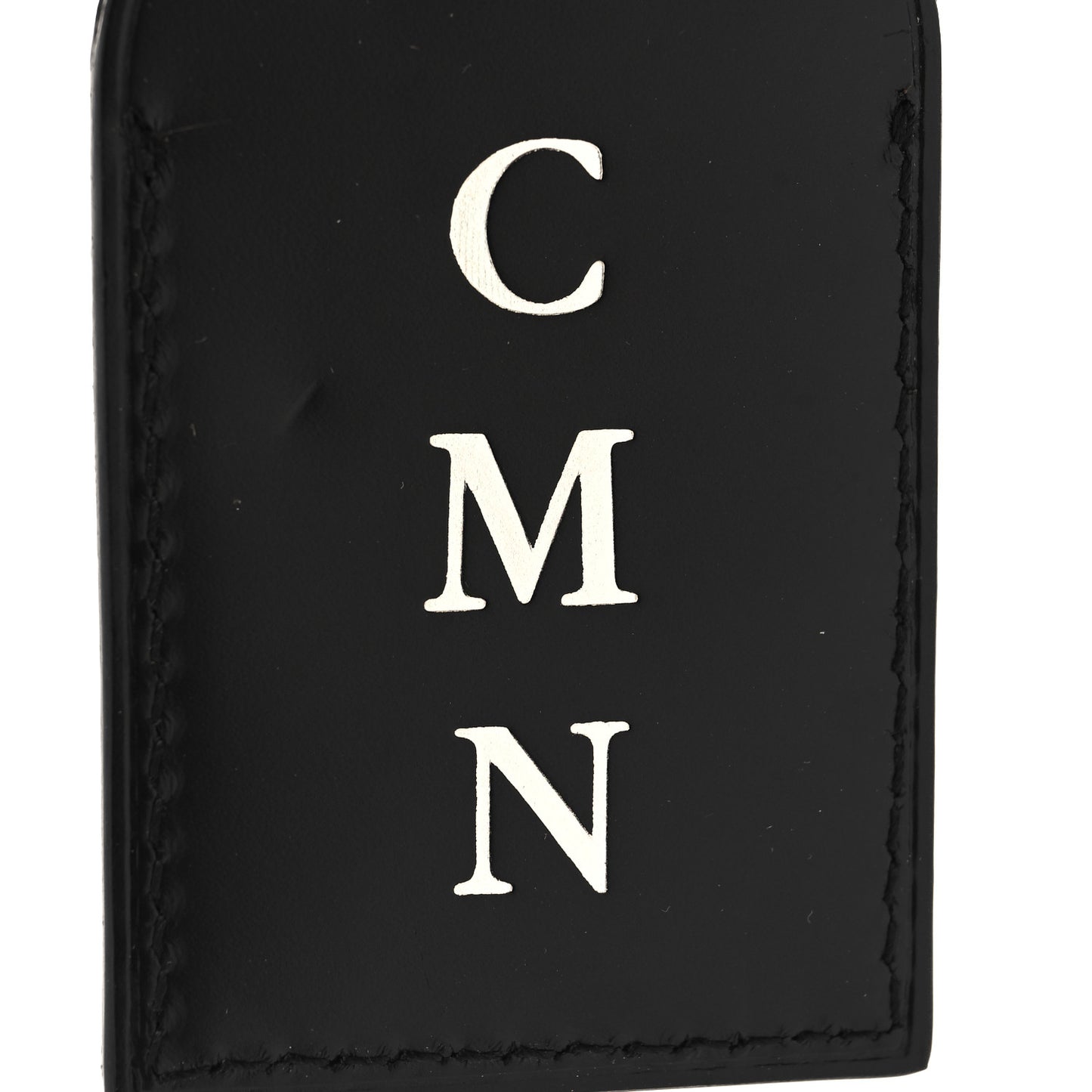 Calfskin Hawaii Luggage Tag Black