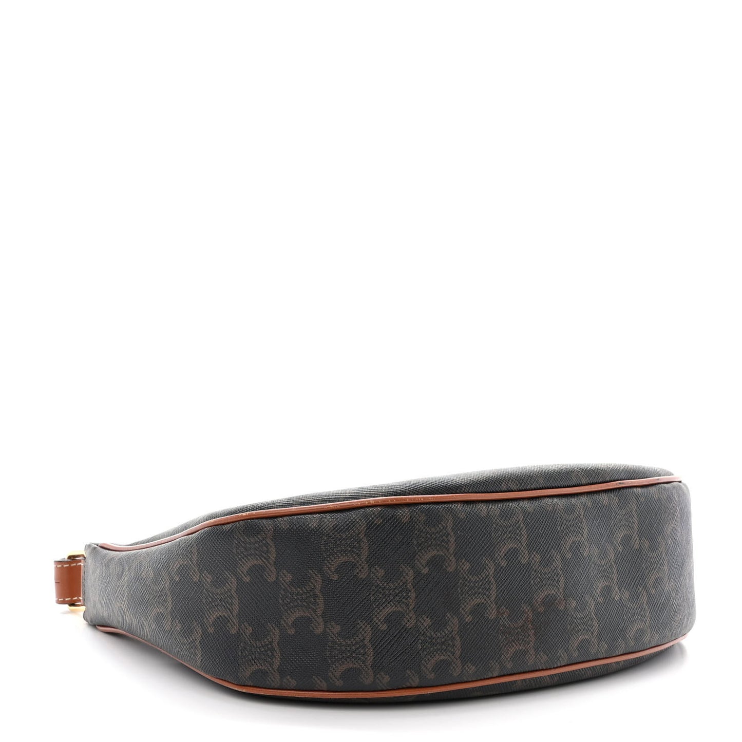 Triomphe Canvas Calfskin Ava Shoulder Bag Tan