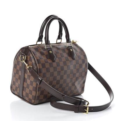 Louis Vuitton Damier Ebene Speedy Bandouliere 25 3 of 10