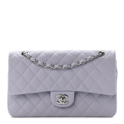 Chanel Caviar Quilted Medium Double Flap Light Purple 1 of 9