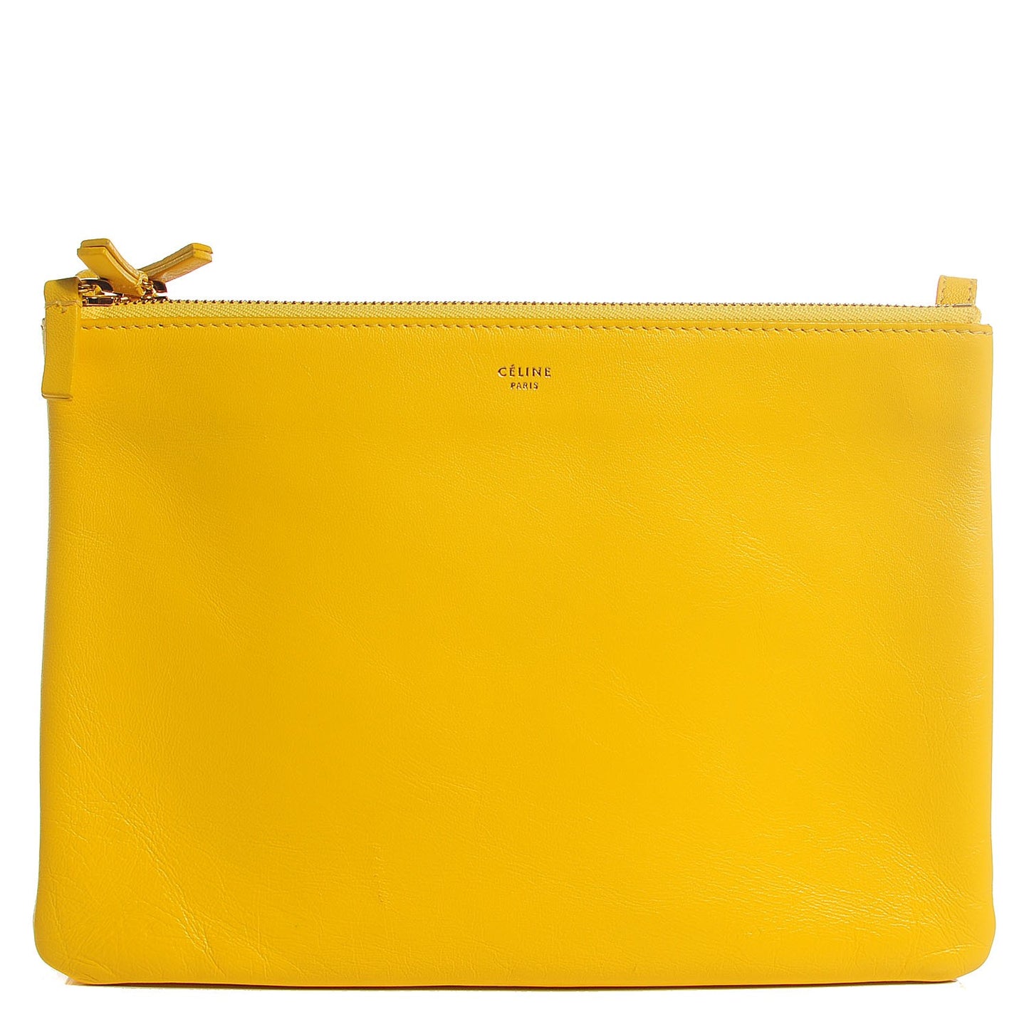 Lambskin Small Trio Crossbody Bag Sun Yellow