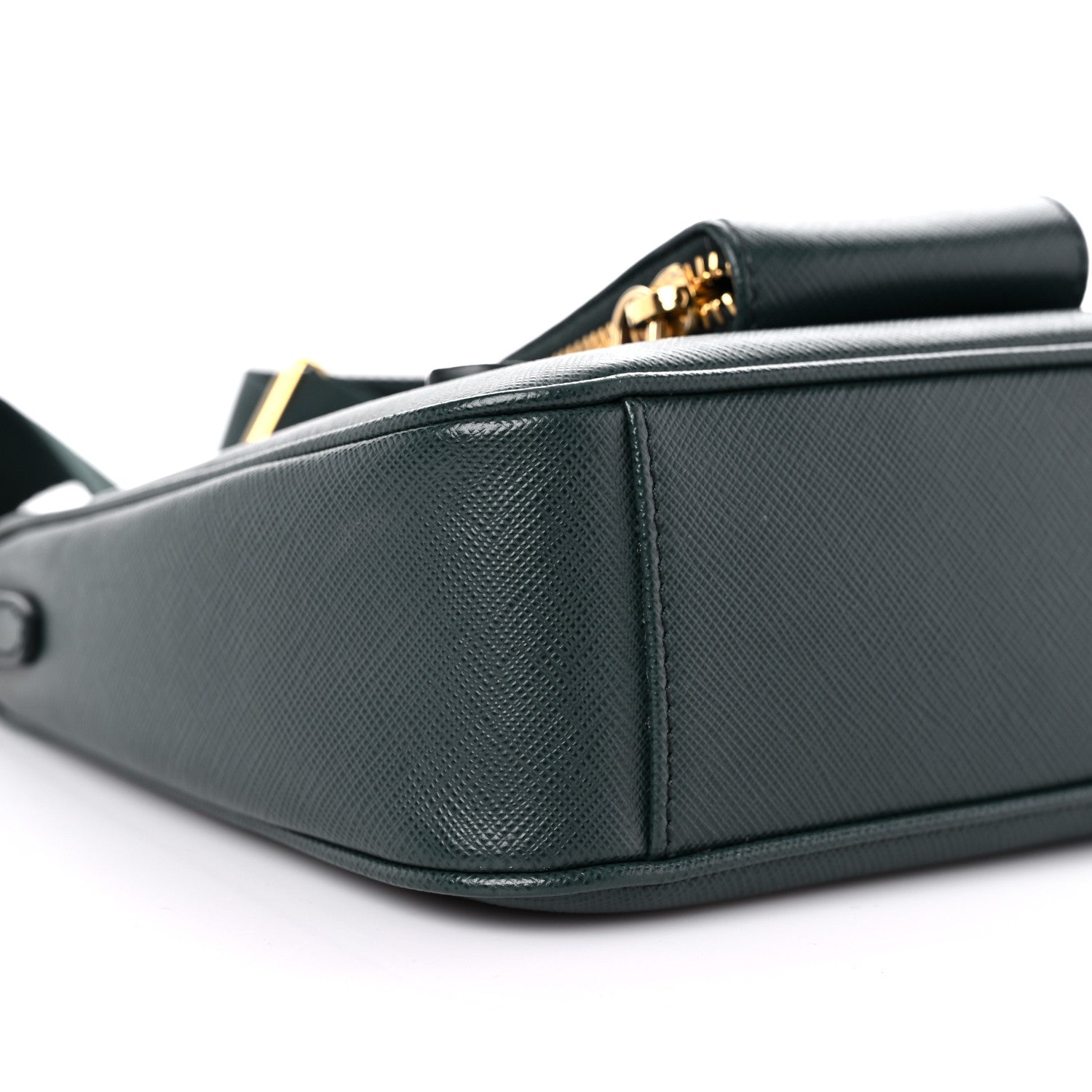 Prada Saffiano Lux Re-Edition 2005 Shoulder Bag Smeraldo 7 of 9
