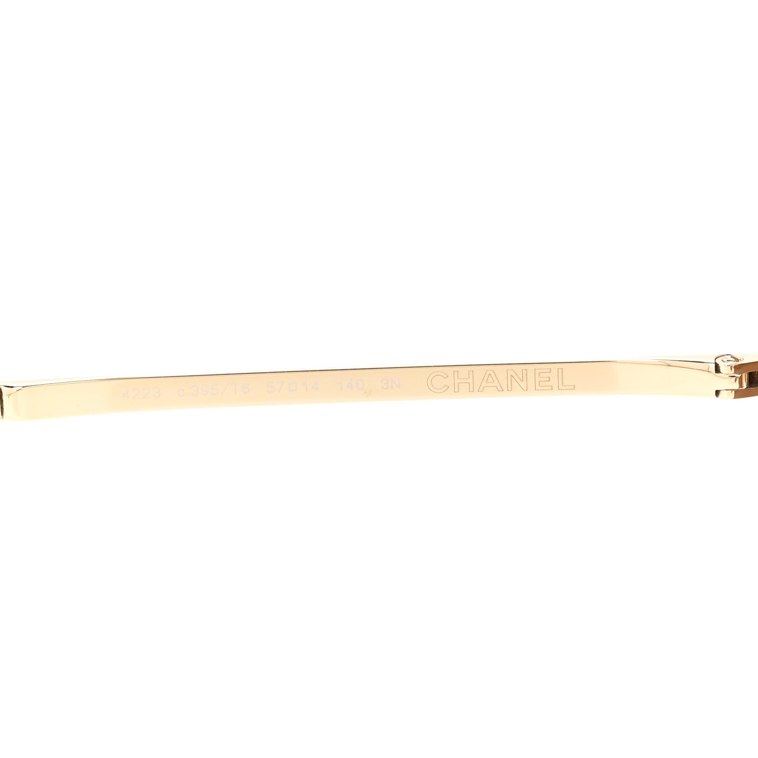 Chanel Metal Mirrored Pilot Summer Sunglasses 4223 Gold 5 of 8