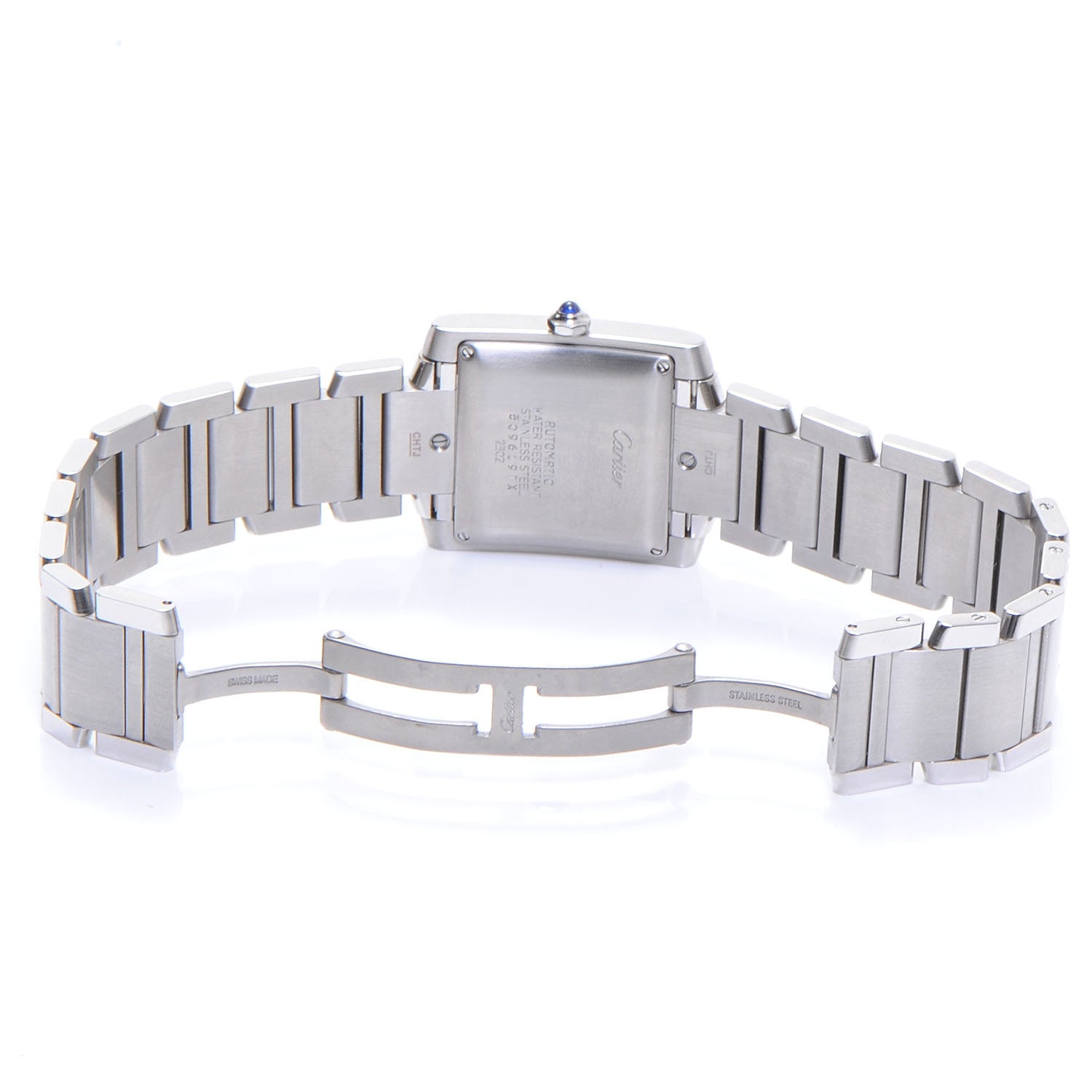 Cartier Stainless Steel 28mm Tank Francaise Automatic Watch 5 of 6