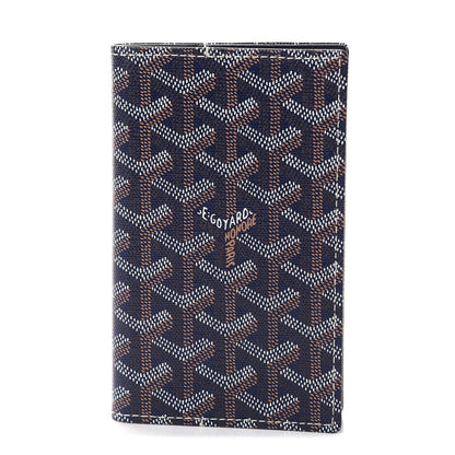 Goyard Goyardine Passport Holder Navy 1 of 5