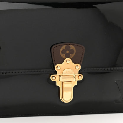 Louis Vuitton Patent Calfskin Monogram Cherrywood BB Black 7 of 9