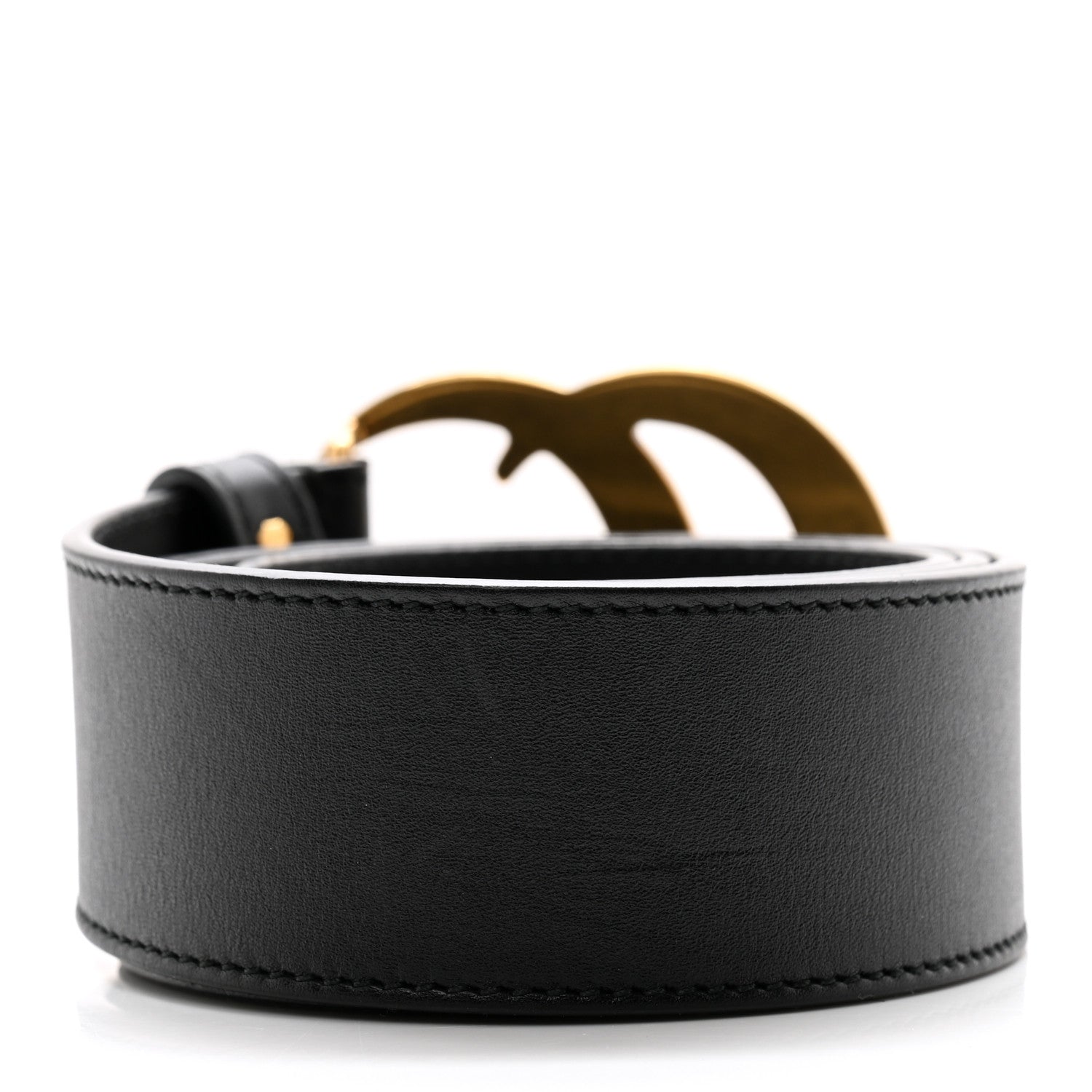 Gucci Calfskin Double G 40mm Belt 75 30 Black 2 of 7