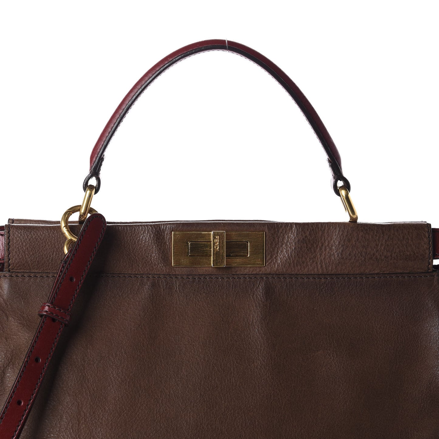 Buffalo Vitello Large Peekaboo Iconic Satchel Moro Granada
