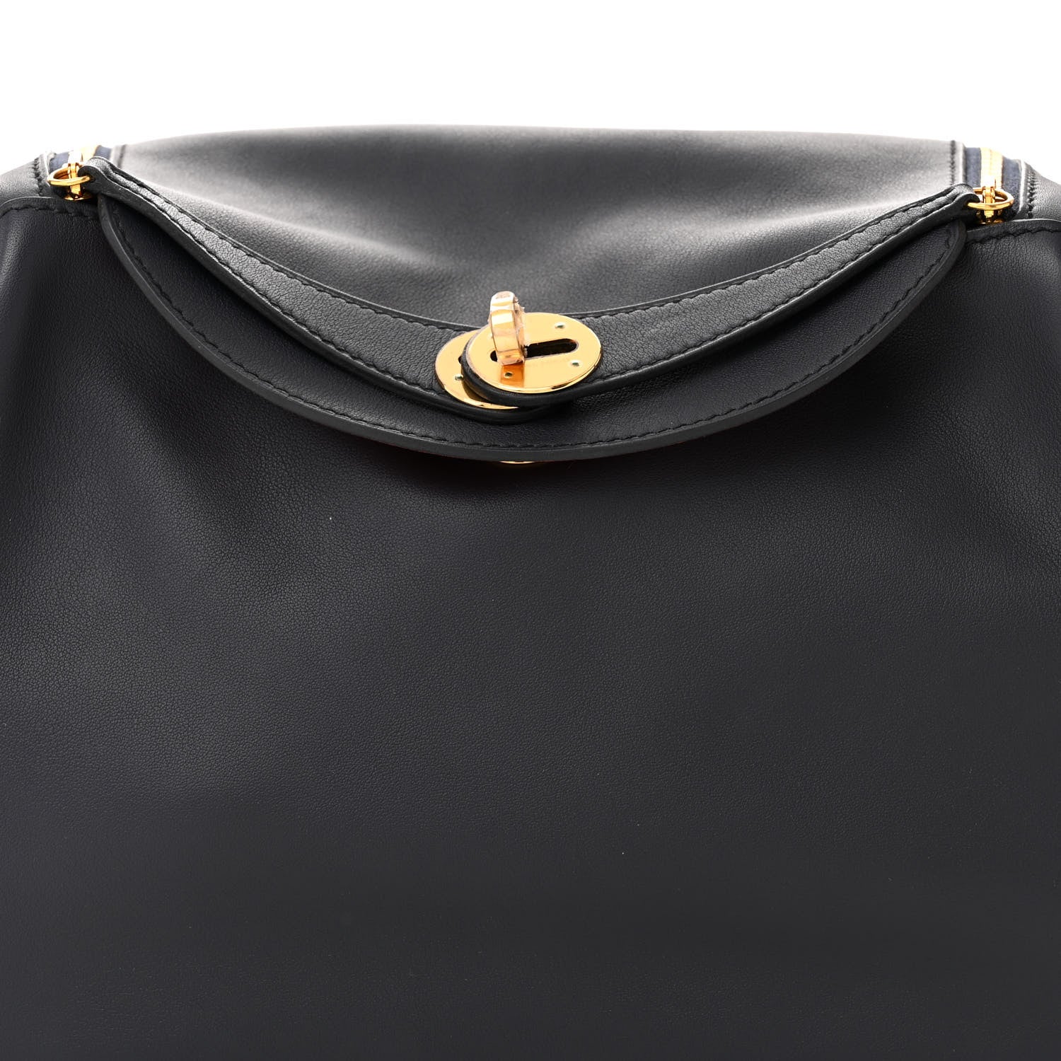 Hermes Swift Verso Lindy 26 Bleu Indigo Orange Poppy 8 of 10
