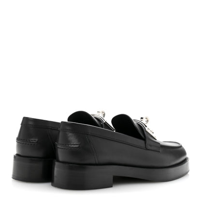 Hermes Calfskin Womens Hot Loafer 38 Black 5 of 12