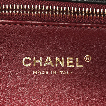 Chanel Lambskin Resin Pearl Quilted Small Flap Black 7 of 9