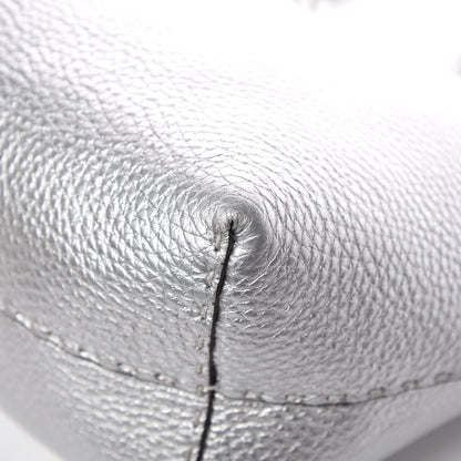 Fendi Cuoio Romano Lux Selleria Carla Shopping Tote Argento 15 of 15