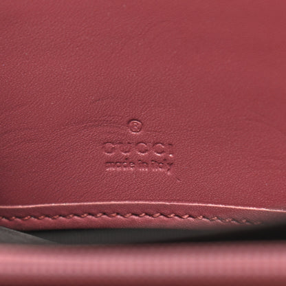 Gucci GG Supreme Monogram Blooms Zip Around Wallet Beige Multicolor Dry Rose 6 of 12