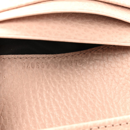 Gucci Dollar Calfskin GG Supreme Monogram GG Marmont Card Case Perfect Pink Beige Mystic White 7 of 8