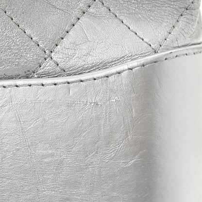 Chanel Metallic Aged Calfskin Quilted Medium Gabrielle Silver 11 of 11