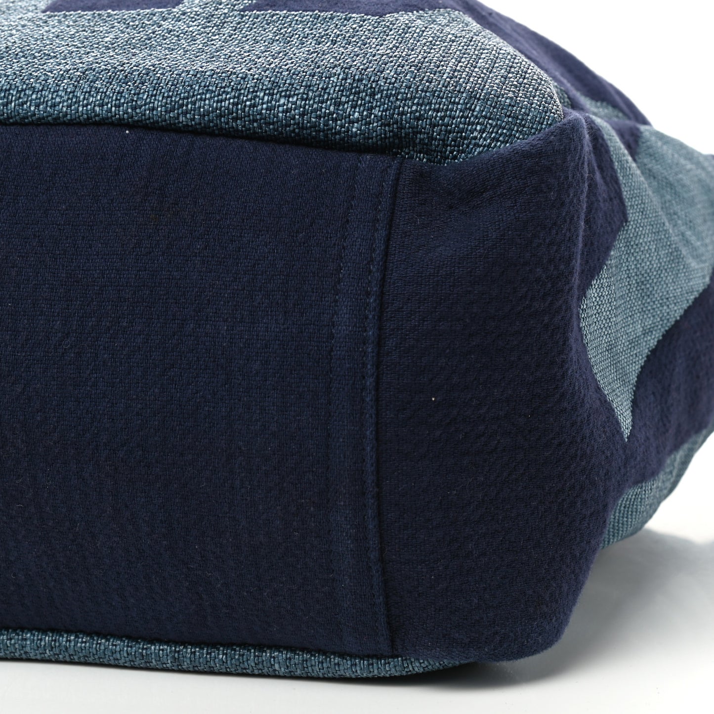 Canvas Large Shopping Tote Dark Blue
