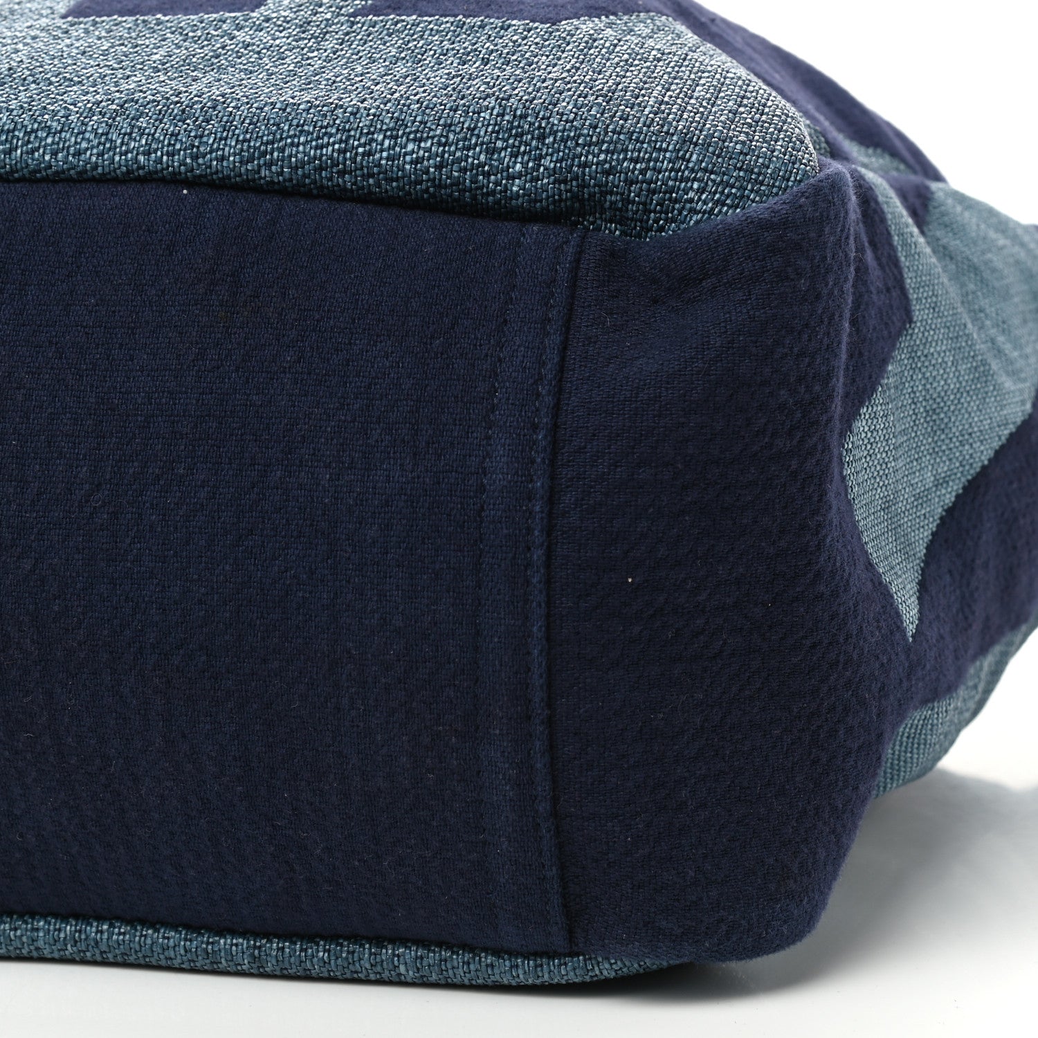 Chanel Canvas Large Shopping Tote Dark Blue 9 of 9