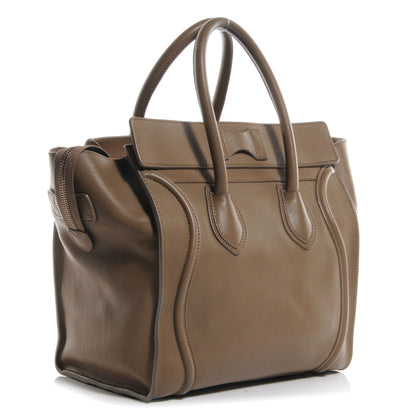 Celine Smooth Calfskin Mini Luggage Camel 3 of 9