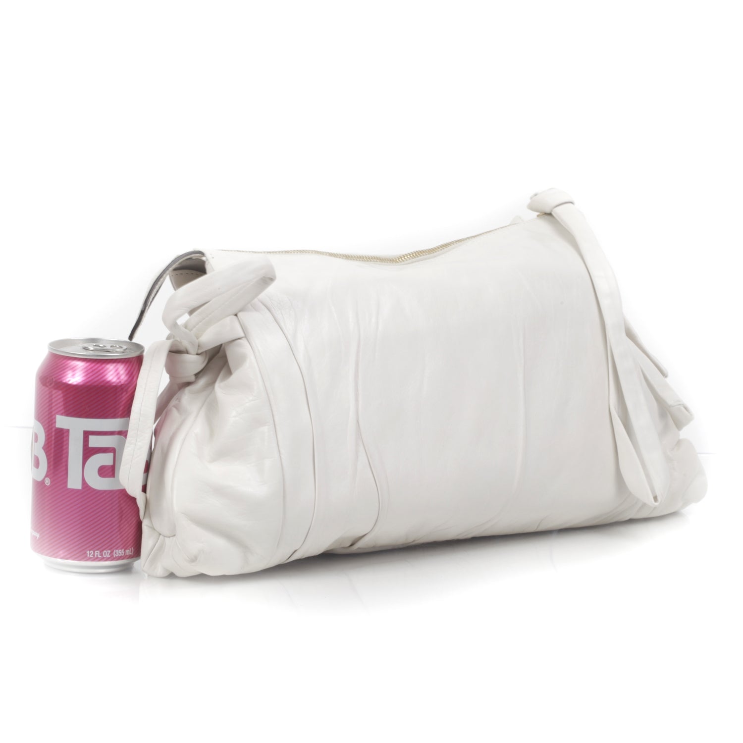 Gucci Leather Hysteria Clutch White 2 of 9