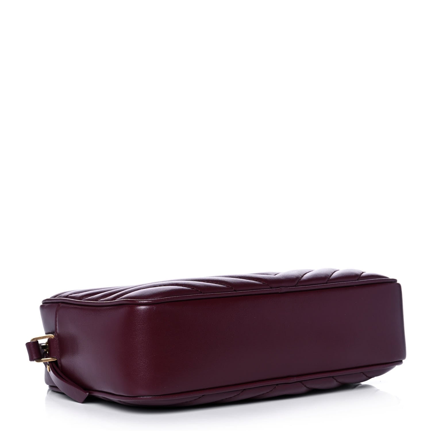 Saint Laurent Calfskin Matelasse Monogram Lou Camera Bag Dark Legion Red 4 of 11
