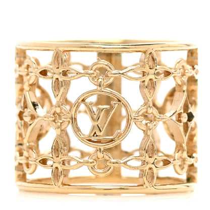 Louis Vuitton Filigram Ring S Gold 1 of 6