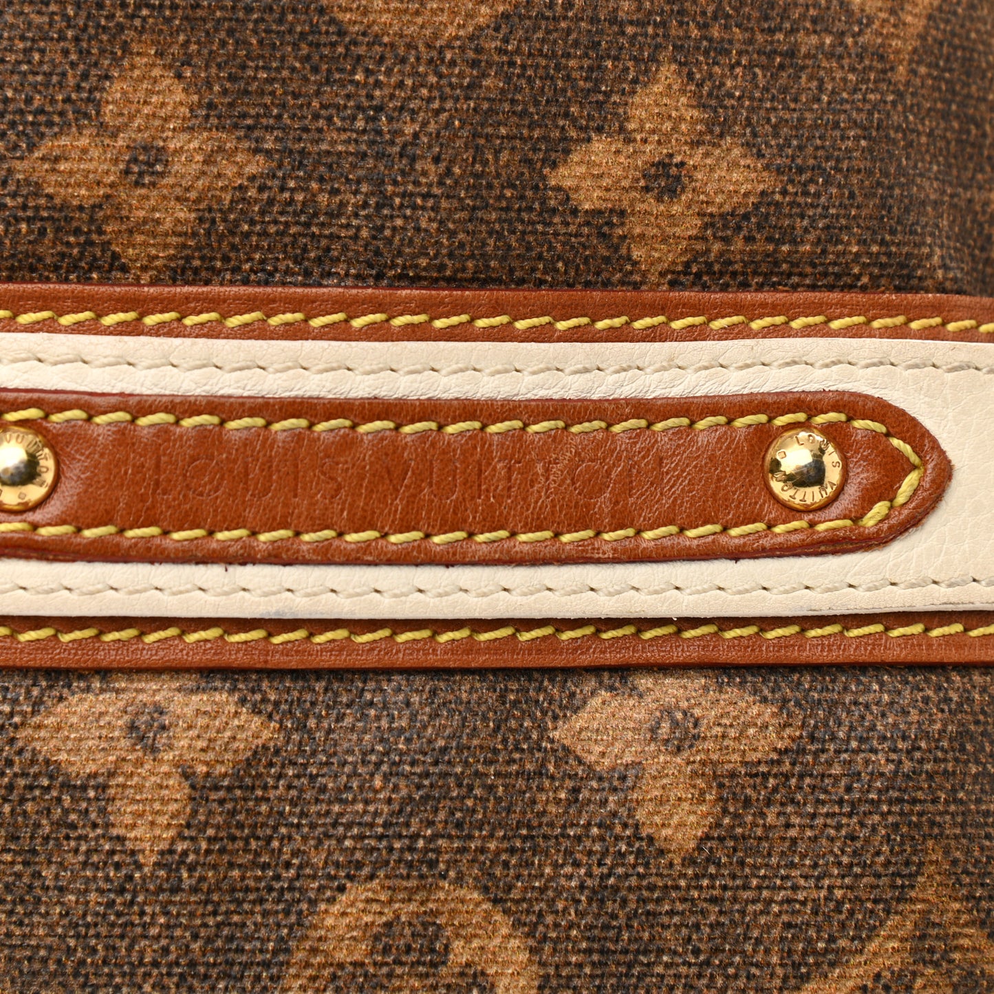 Monogram Rayures Tisse Sac PM