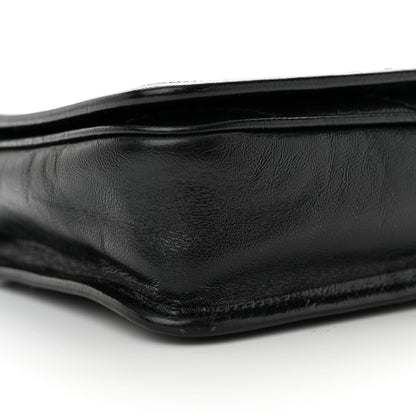 Saint Laurent Crinkled Calfskin Matelasse Monogram Niki Chain Wallet Black 9 of 10