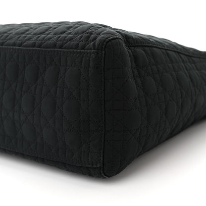 Christian Dior Nylon Cannage Large Lady Dior Black 9 of 10