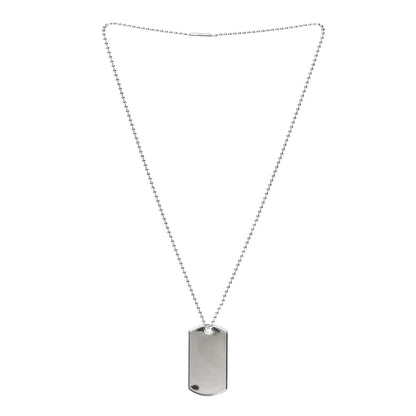 Gucci Sterling Silver Dog Tag Necklace 3 of 8