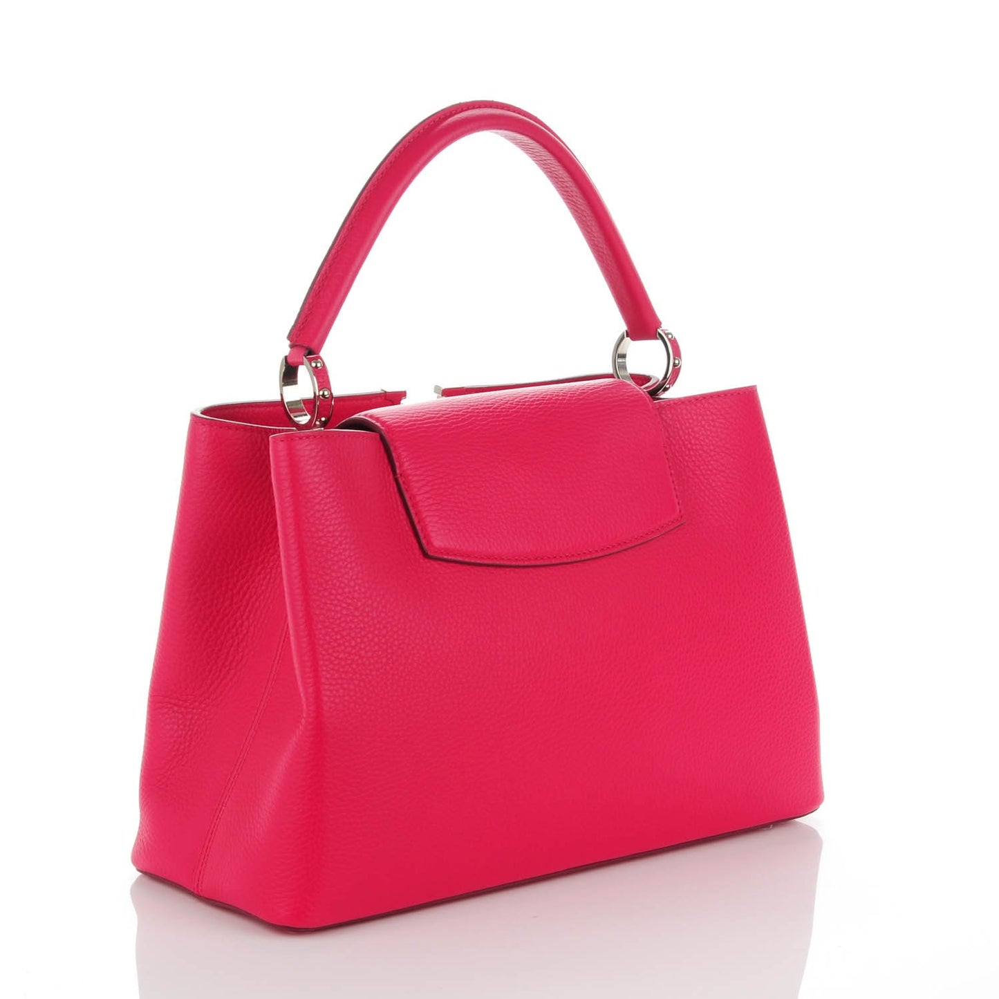 Taurillon Capucines MM Fuchsia