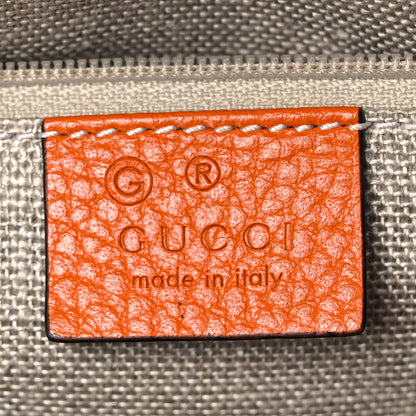 Gucci Dollar Calfskin Interlocking G Shoulder Bag Sun Orange 6 of 9