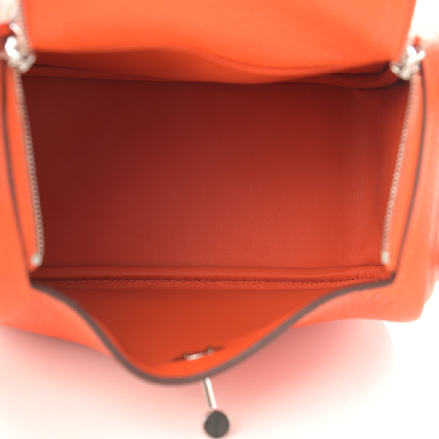 Hermes Taurillon Clemence Mini Lindy 20 Feu 5 of 11