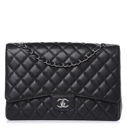 Chanel Caviar Quilted Maxi Single Flap Black 1 of 14