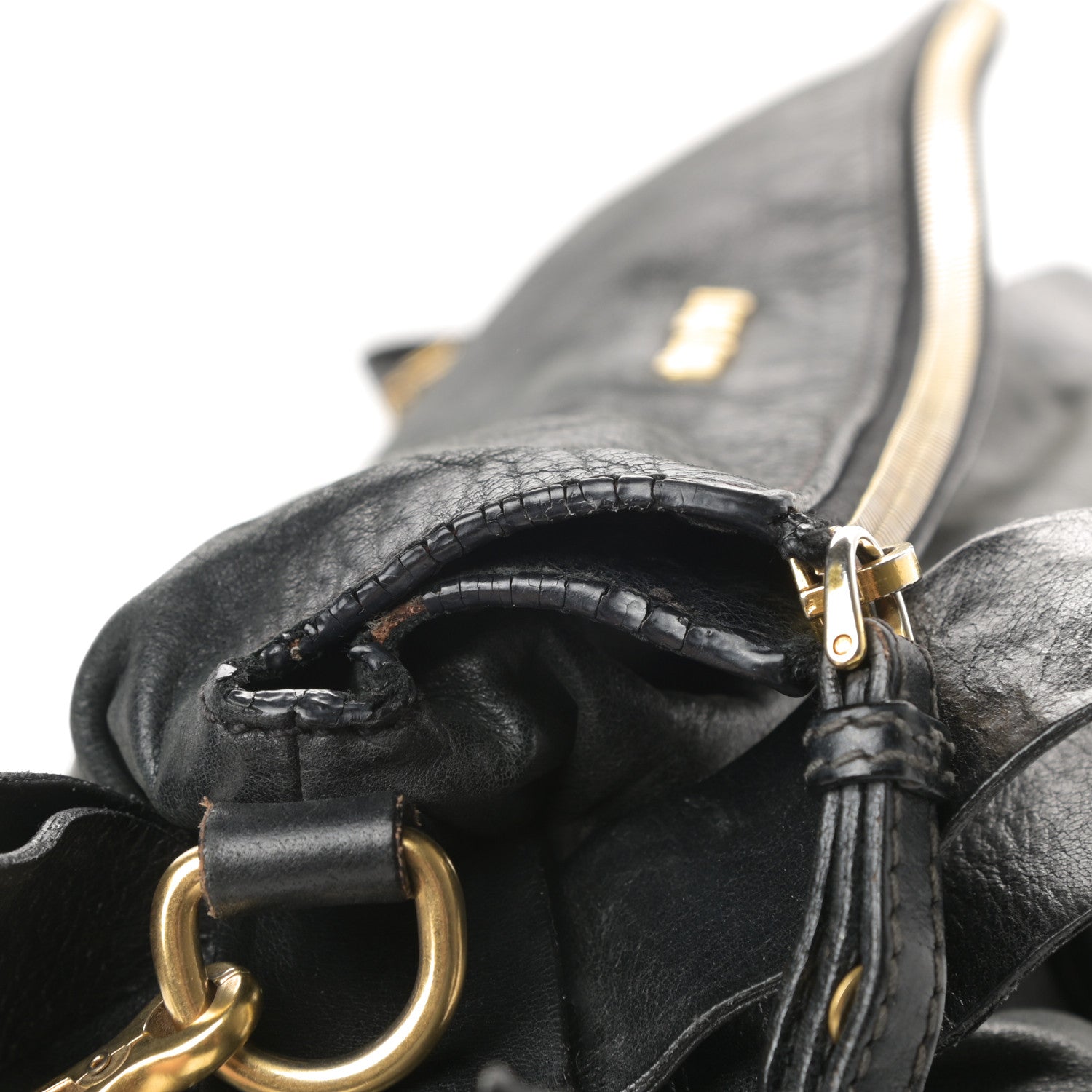 Miu Miu Soft Calfskin Small Bow Bag Black 16 of 16