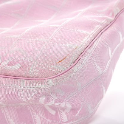 Chanel Nylon Travel Ligne Hobo Pink 10 of 10
