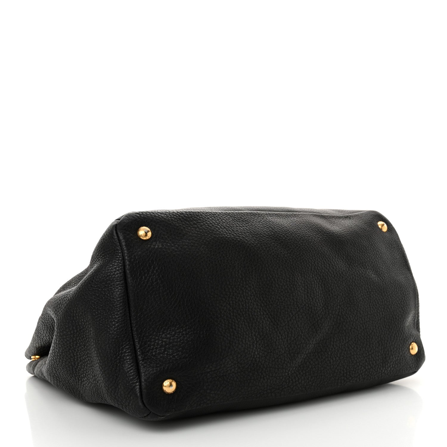 Prada Vitello Daino Tote Black 4 of 13