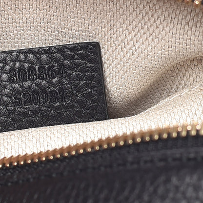 Gucci Pebbled Calfskin Small Soho Disco Bag Black 7 of 8