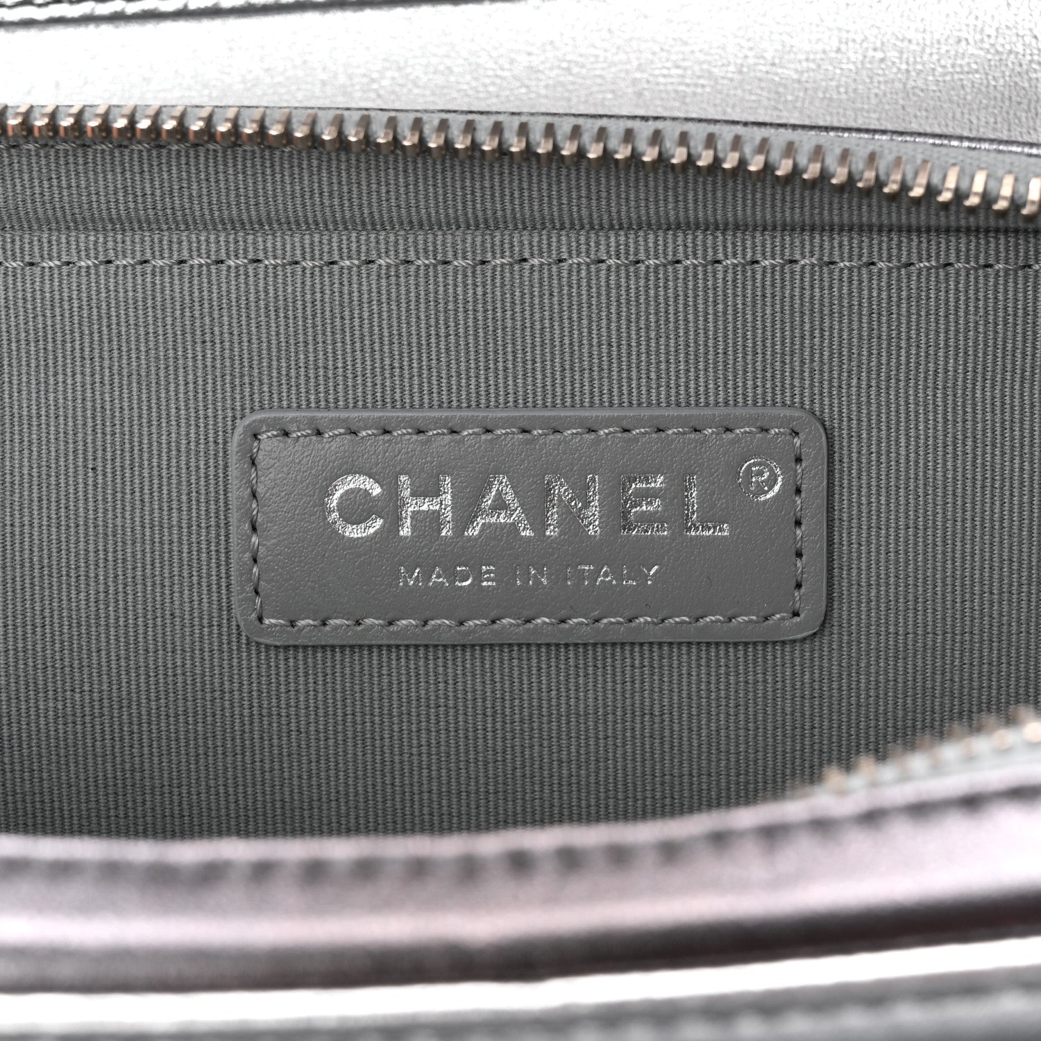 Chanel Metallic Lambskin Large Like A Wallet Flap Silver 6 of 11