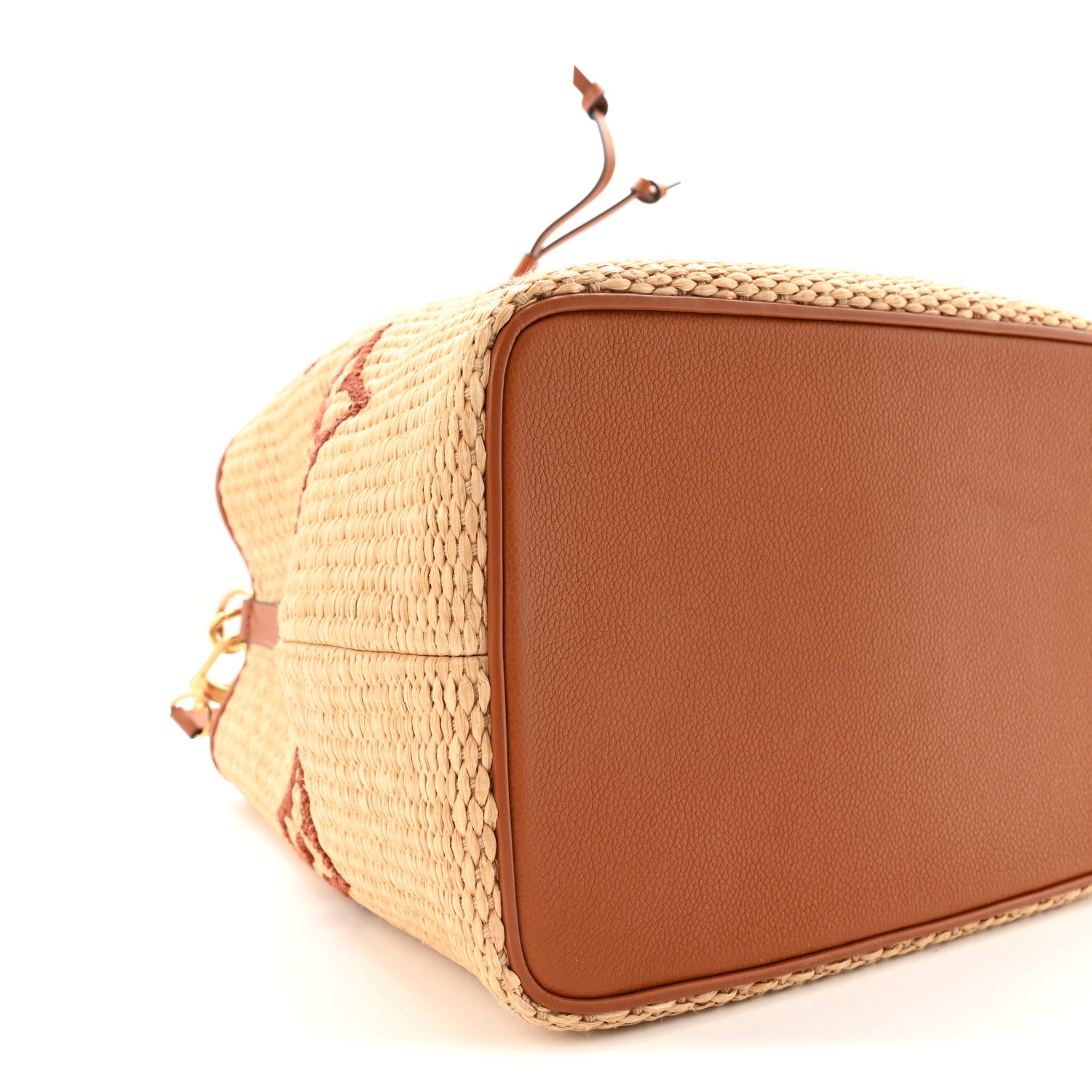 Louis Vuitton Raffia Calfskin Monogram Neonoe MM Tan 7 of 8
