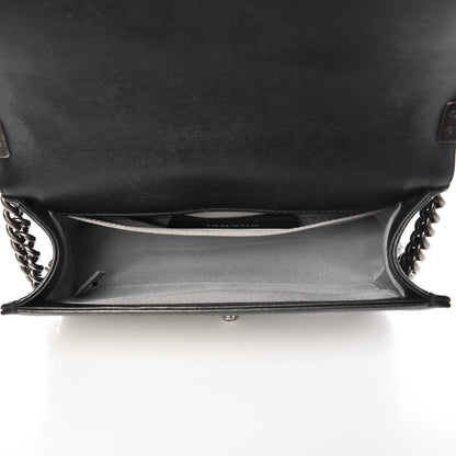 Chanel Calfskin Double Stitch Medium Boy Flap Black 5 of 8
