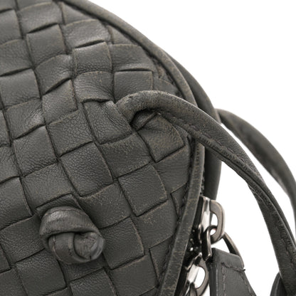 Bottega Veneta Nappa Intrecciato Nodini Crossbody Messenger New Light Grey 14 of 18