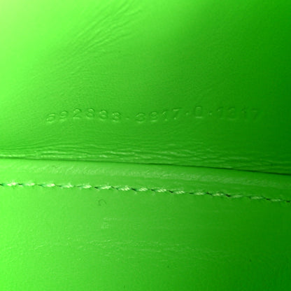 Balenciaga Shiny Box Calfskin Hourglass Top Handle Bag XS Acid Green 7 of 11