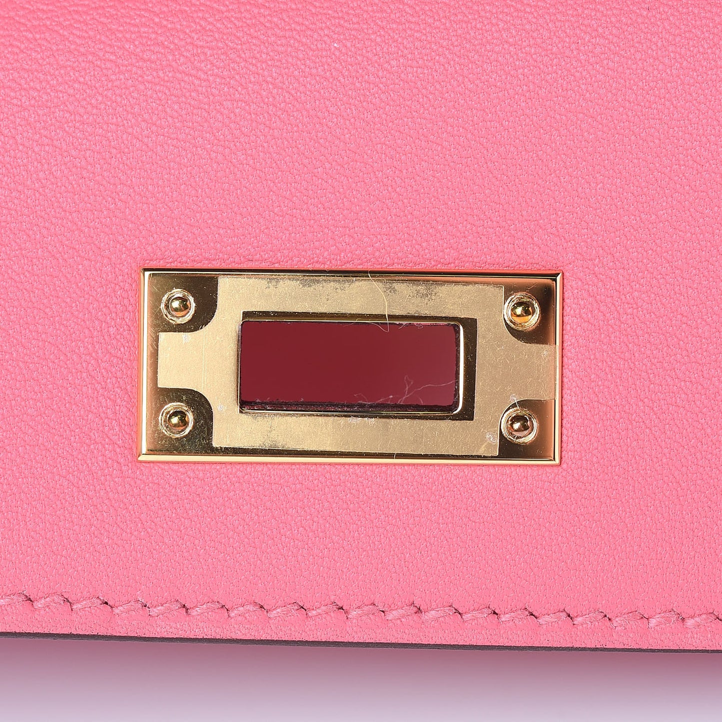 Swift Kelly Cut Clutch Pochette Rose Azalee