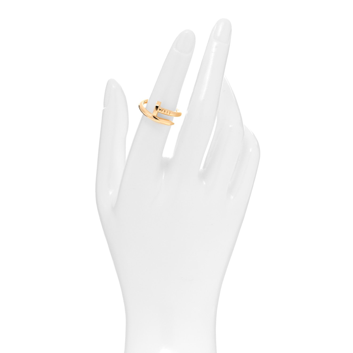 Cartier 18K Yellow Gold Juste Un Clou Ring 53 6.5 2 of 4