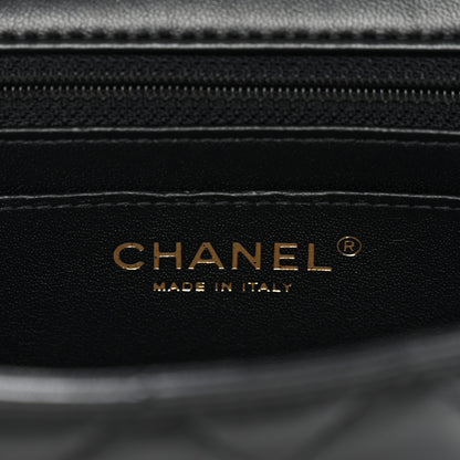 Chanel Lambskin Quilted Mini Rectangular Flap Black 14 of 28