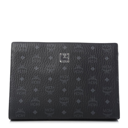 MCM Visetos Zip Pouch Black 1 of 10