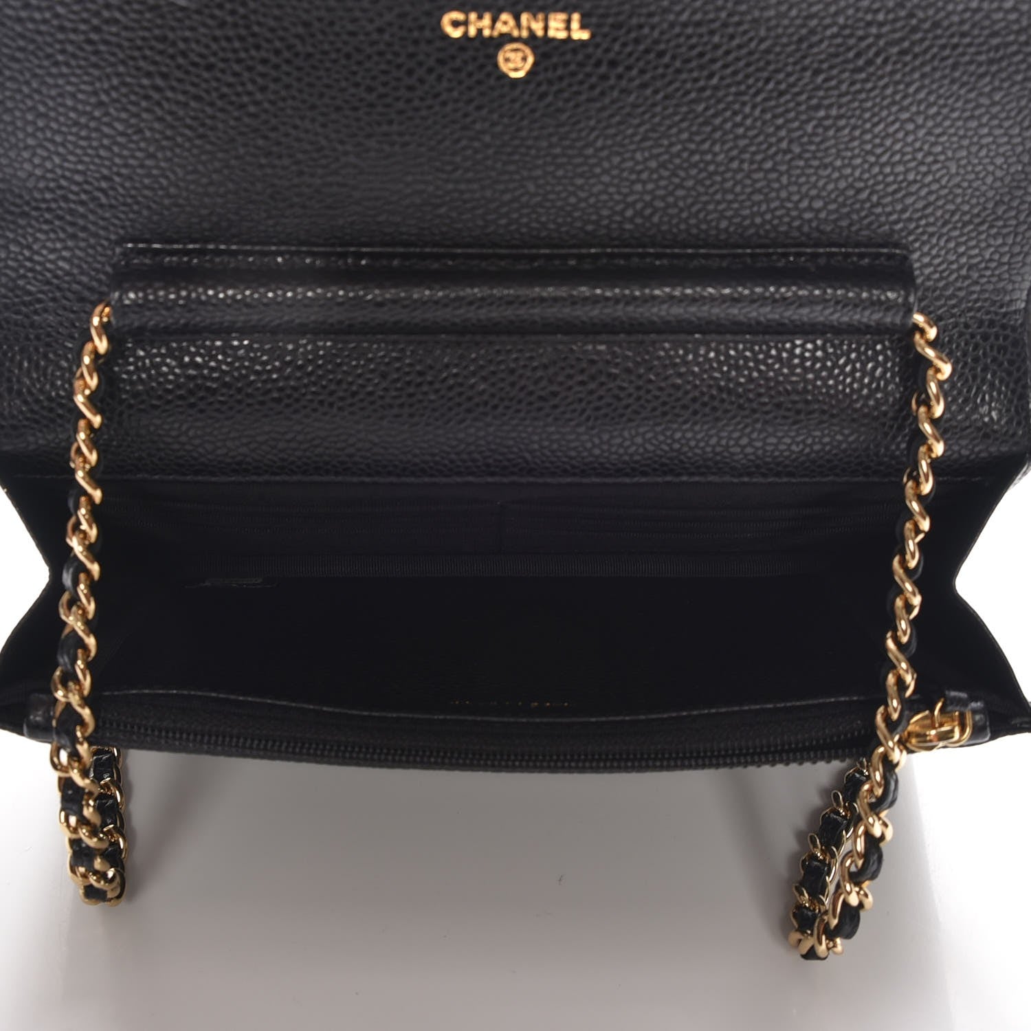 Chanel Caviar Quilted Wallet On Chain WOC Black 5 of 9
