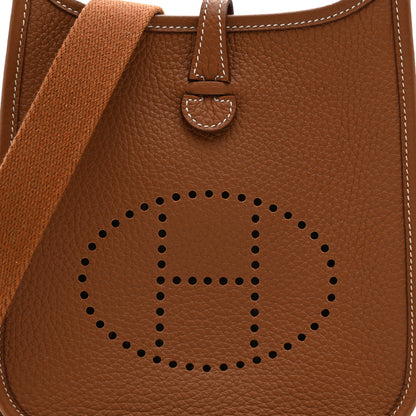Hermes Taurillon Clemence Evelyne TPM Gold 8 of 11