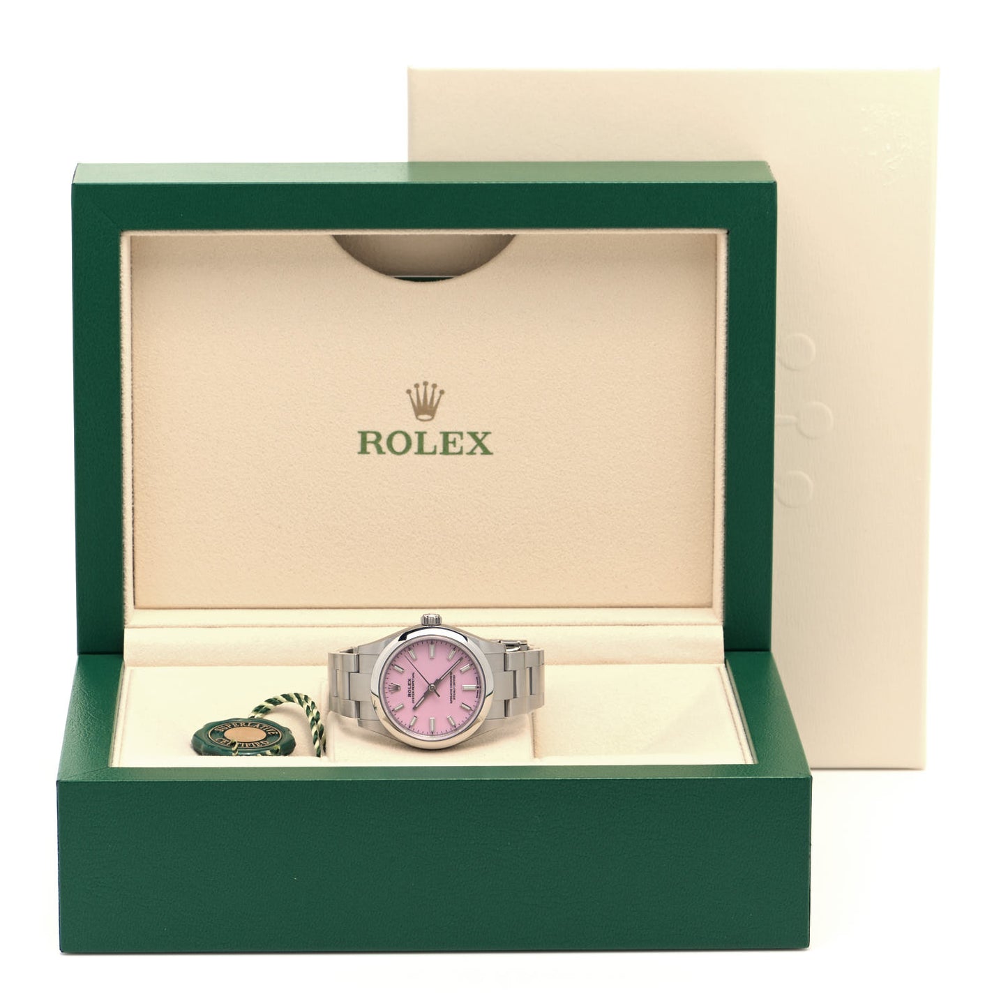 Stainless Steel 31mm Oyster Perpetual Watch Candy Pink 277200