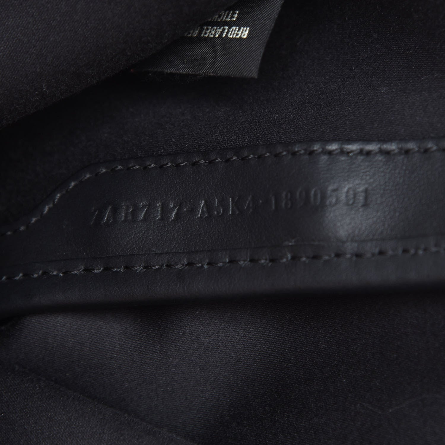Fendi Glazed Fabric Vitello Century FF 1974 Stamp Patch Mini Peekaboo Defender Cover Mogano Panna Black 7 of 7